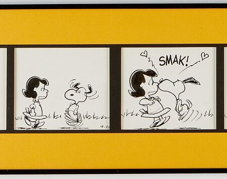 Original Peanuts Comic Strip Charles Schulz