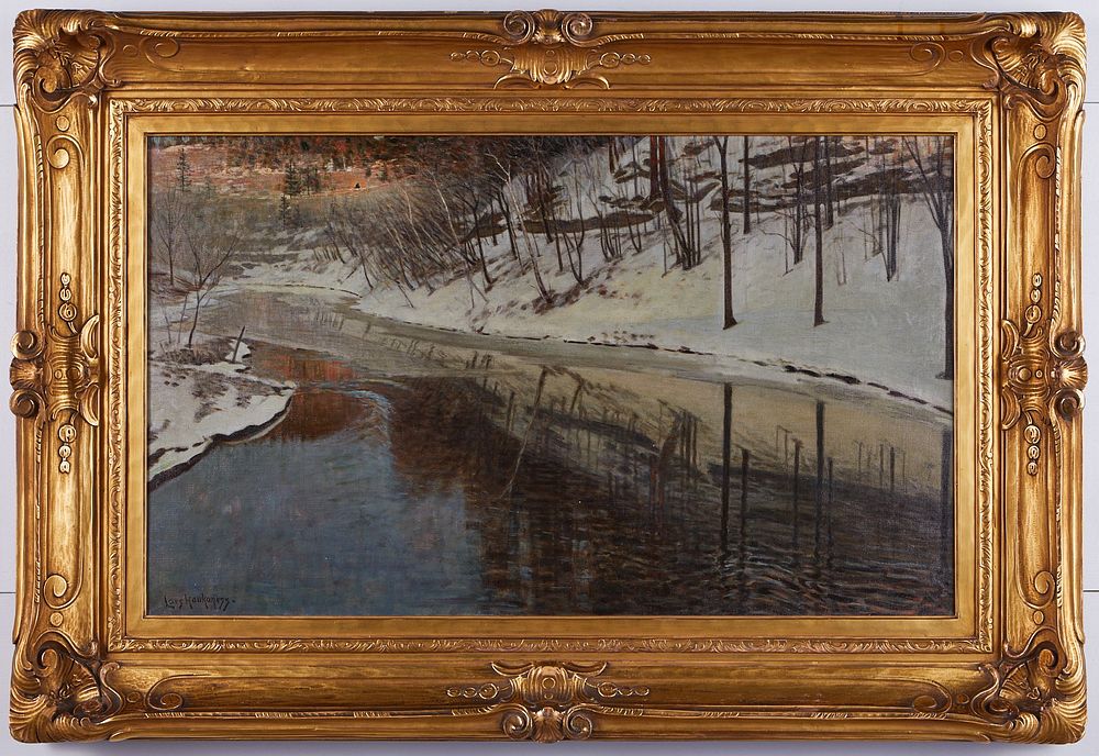 le_pho_banner 2 Lars Haukaness Painting Newcombe Macklin Frame