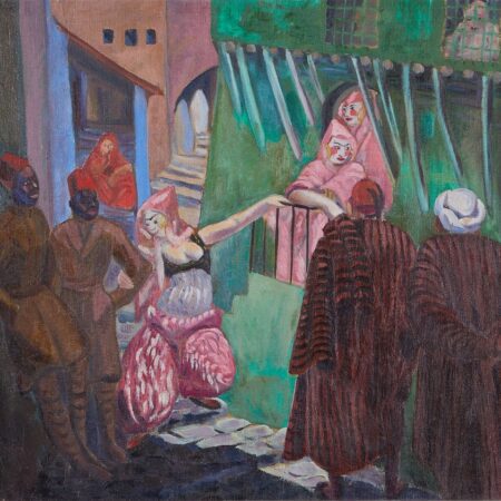 Clement Haupers Painting "Brothel in Morocco"