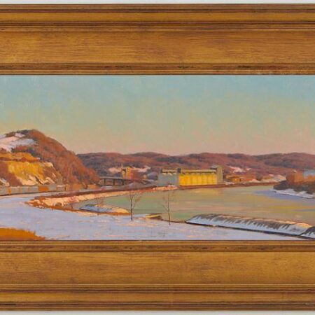 Joseph Paquet "Last Light View of Mounds" Painting