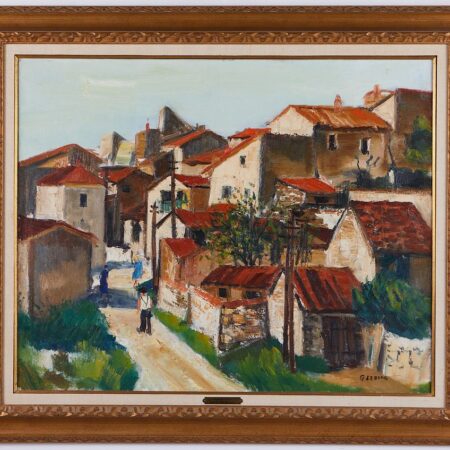 Gaston Sebire "Maison dans le Midi" Painting
