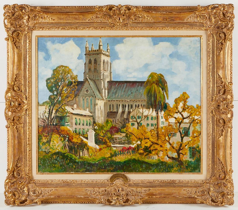 le_pho_banner 2 Guy Wiggins "Bermuda Days" Church Painting