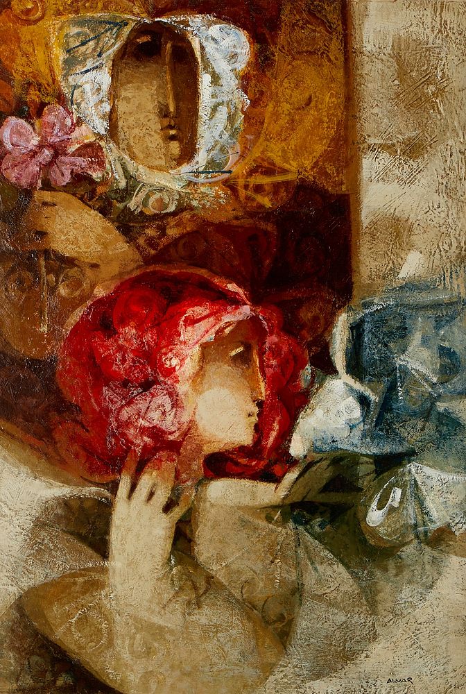 le_pho_banner 2 Alvar Sunol Oil on Canvas Painting