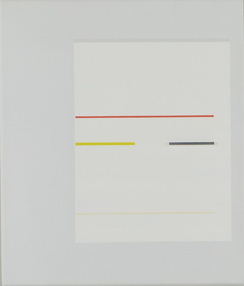 le_pho_banner 2 Richard Lin Vermillion and Yellow Aluminum and Oil on Canvas
