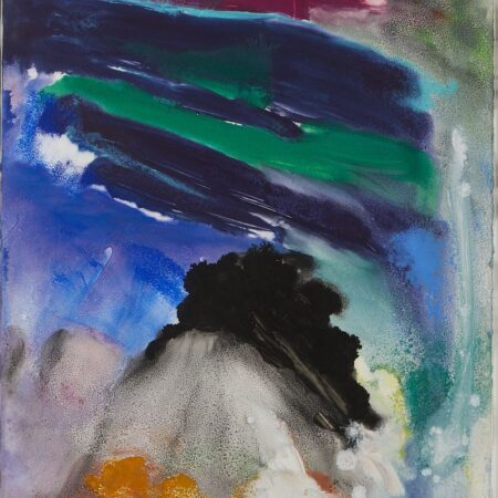 Friedel Dzubas Watercolor & Acrylic on Handmade Paper