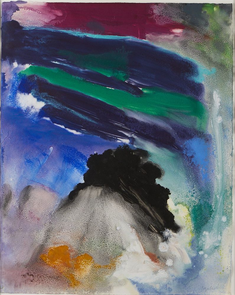 le_pho_banner 2 Friedel Dzubas Watercolor & Acrylic on Handmade Paper