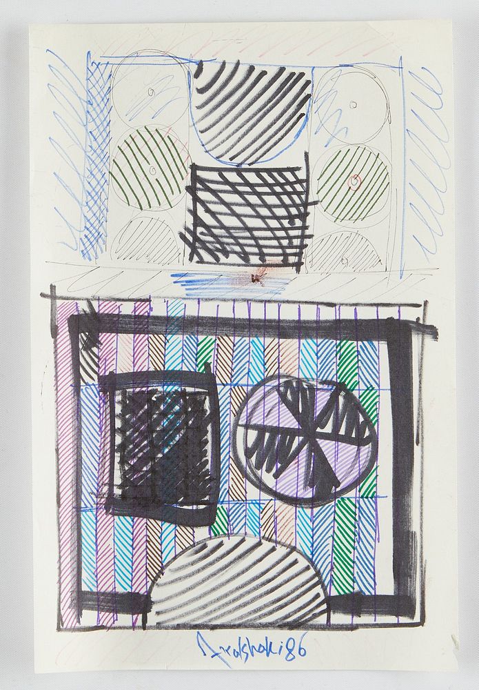 le_pho_banner 2 Massoud Arabshahi Preliminary Sketch for Painting