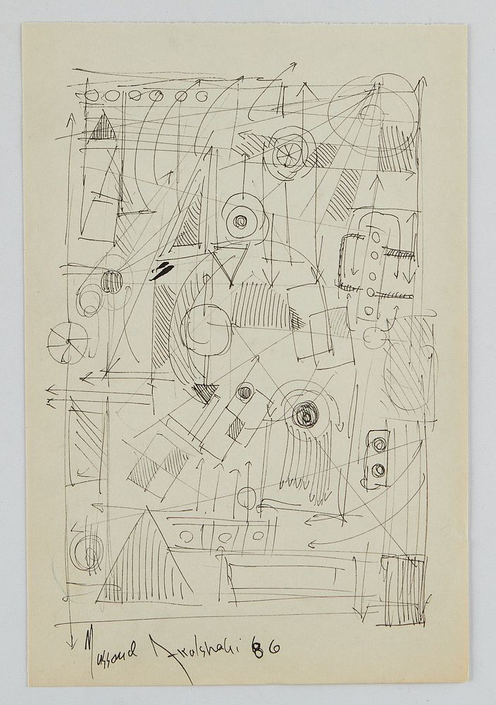 le_pho_banner 2 Massoud Arabshahi Preliminary Sketch for Painting