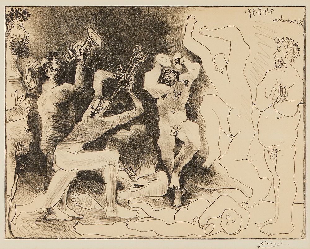 le_pho_banner 2 Picasso Etching "La Danse des Faunes" B.830, M.291