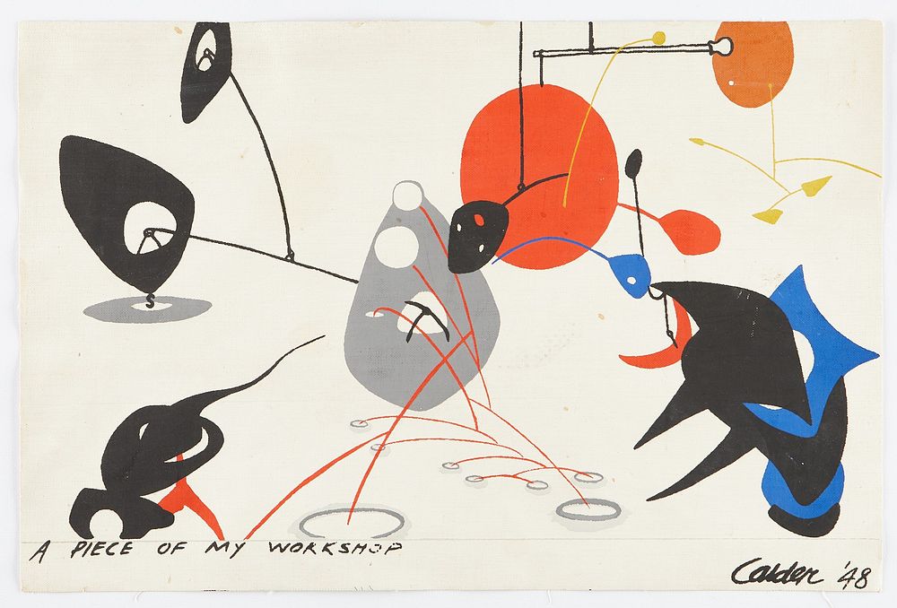 le_pho_banner 2 Alexander Calder "Piece of my Workshop" Silkscreen