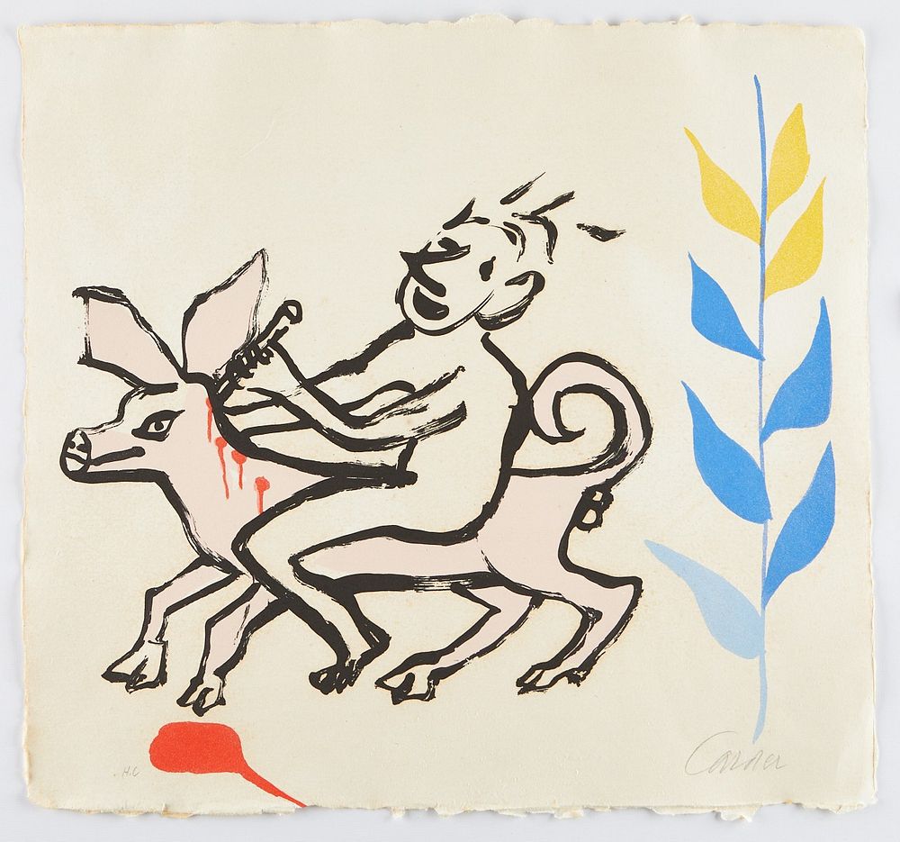 le_pho_banner 2 Alexander Calder Aquatint from "The Sacrilege of Alan Kent"