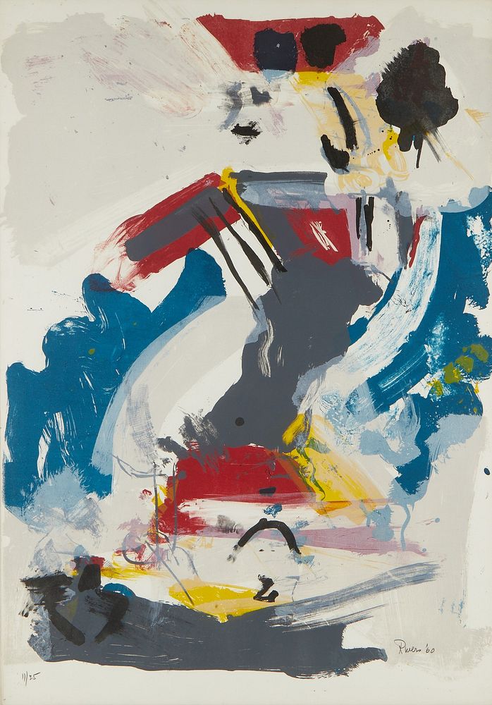 le_pho_banner 2 Larry Rivers Jack of Spades 1960 Color Lithograph