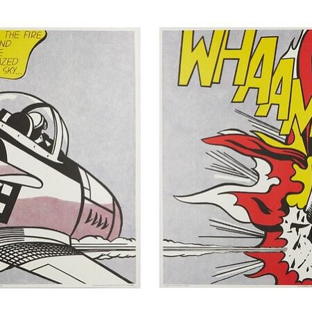 Roy Lichtenstein "Whaam!" Poster Diptych