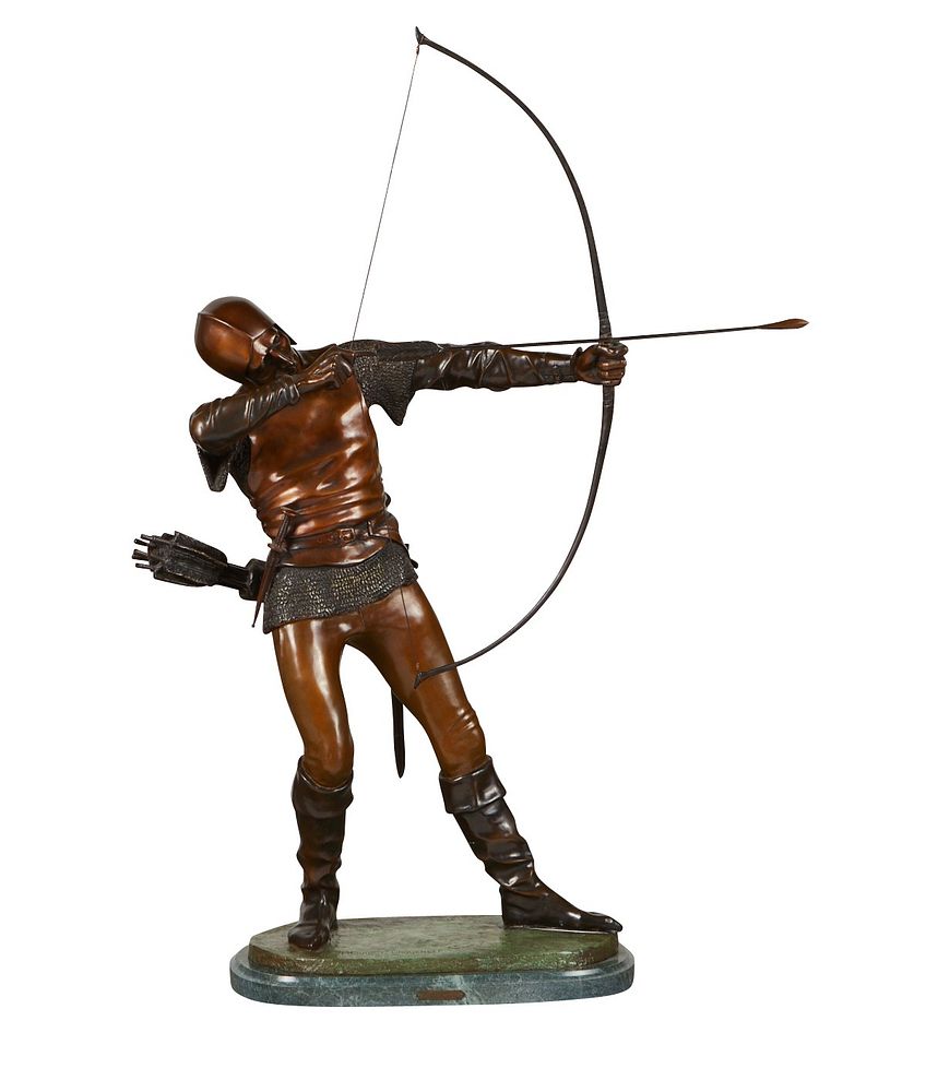 le_pho_banner 2 Pierre Tourgueneff Archer Bronze Sculpture