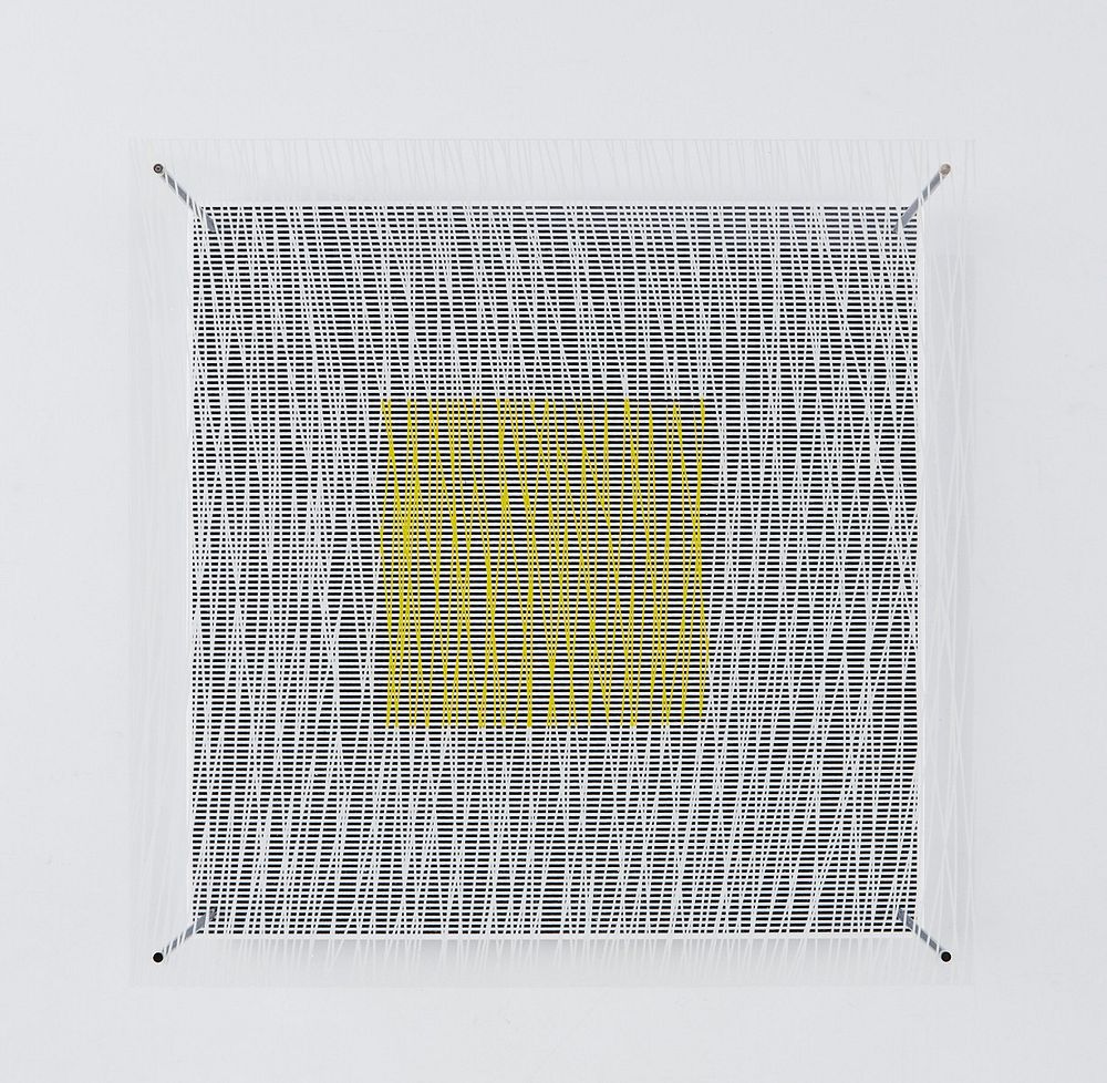 le_pho_banner 2 Jesus Soto "Cuadrado y Curvas Virtuales" Sculpture