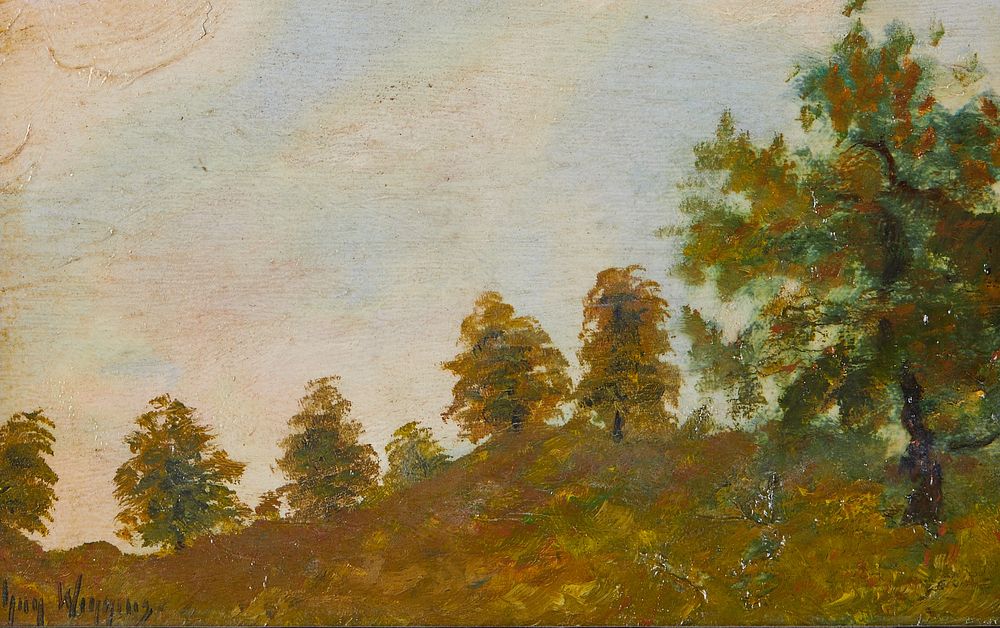 le_pho_banner 2 Guy Wiggins Small Landscape Painting