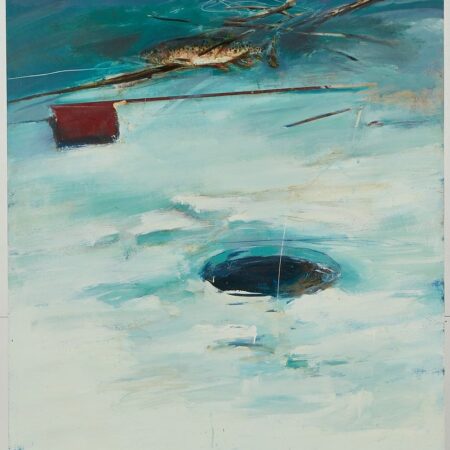 Deborah Oropallo Ice Oil on Masonite