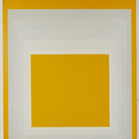 Urban Couch Painting Yellow Abstract