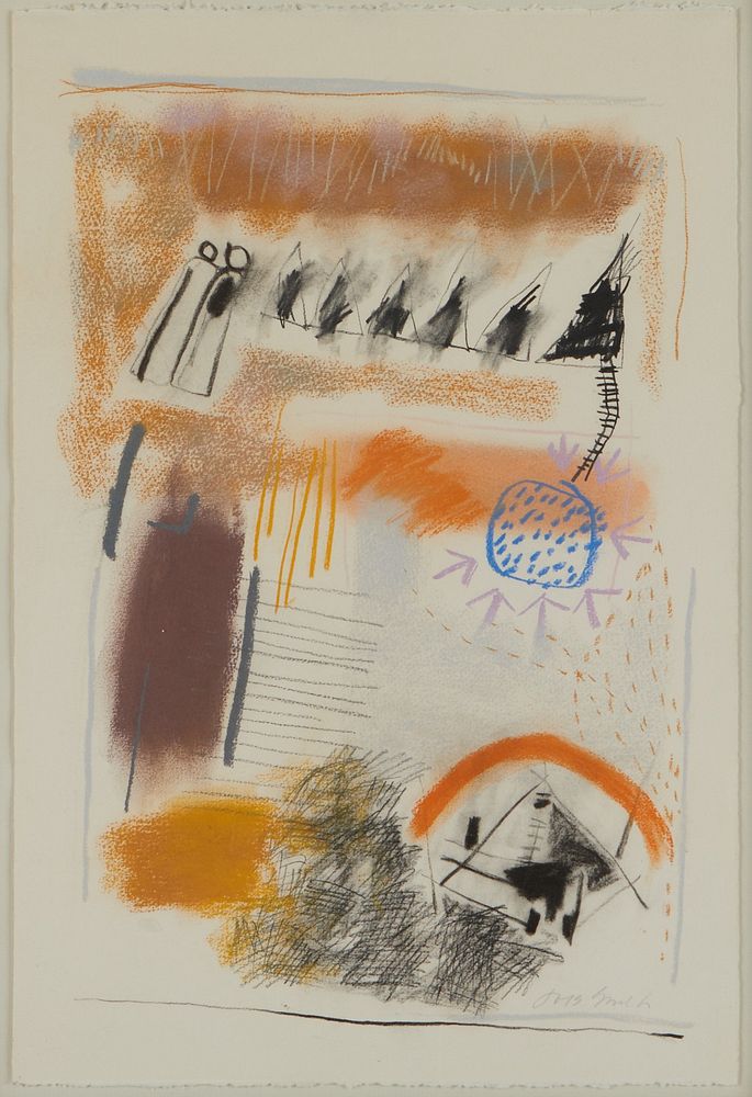 le_pho_banner 2 Jaune Quick-To-See Smith "Waterhole Series I" Drawing