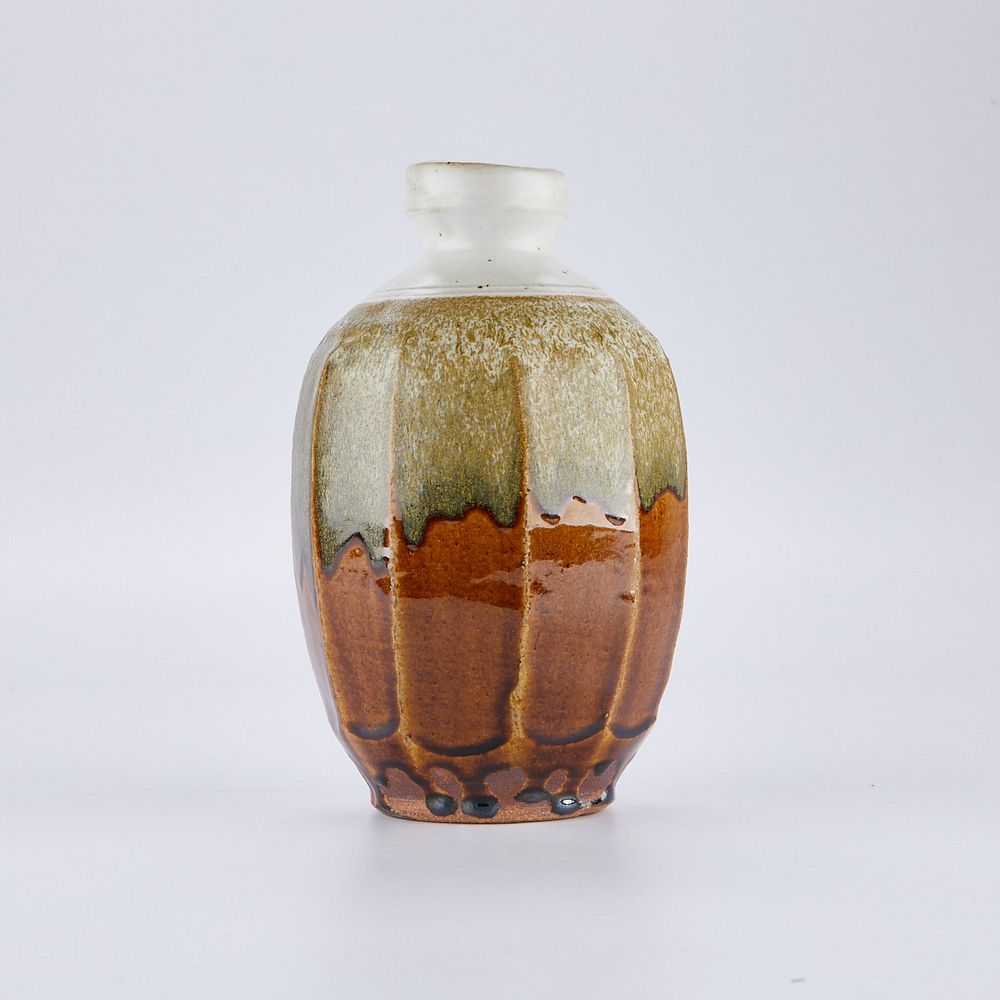 le_pho_banner 2 Warren MacKenzie Fluted Vase - Double Stamped