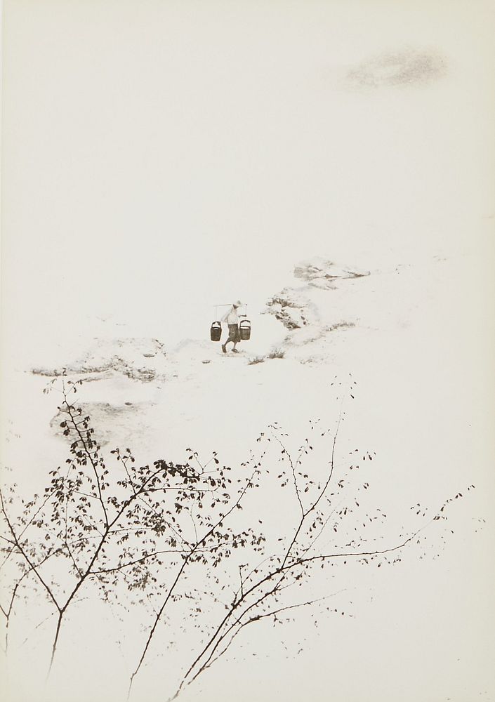 le_pho_banner 2 Chin San Long Photograph - Women Carrying Water