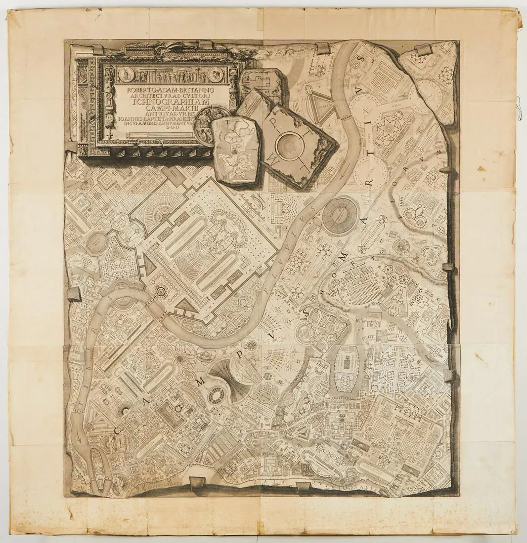 le_pho_banner 2 Piranesi Large Map Campus Martius 1762