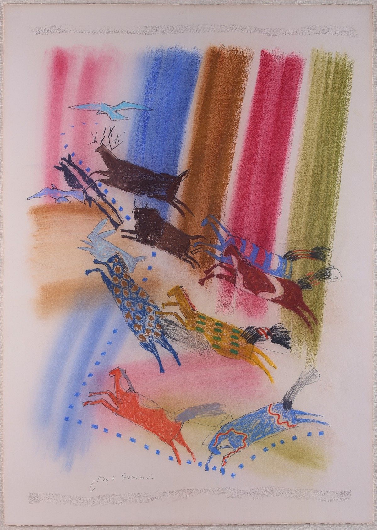 le_pho_banner 2 Jaune Quick-To-See Smith Pastel Black Elk's Dream B