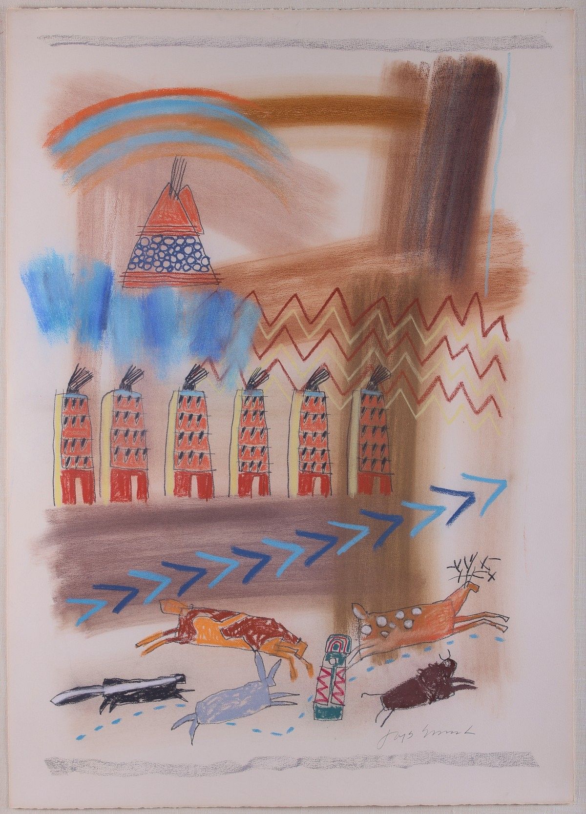 le_pho_banner 2 Jaune Quick-To-See Smith Pastel Black Elk's Dream C