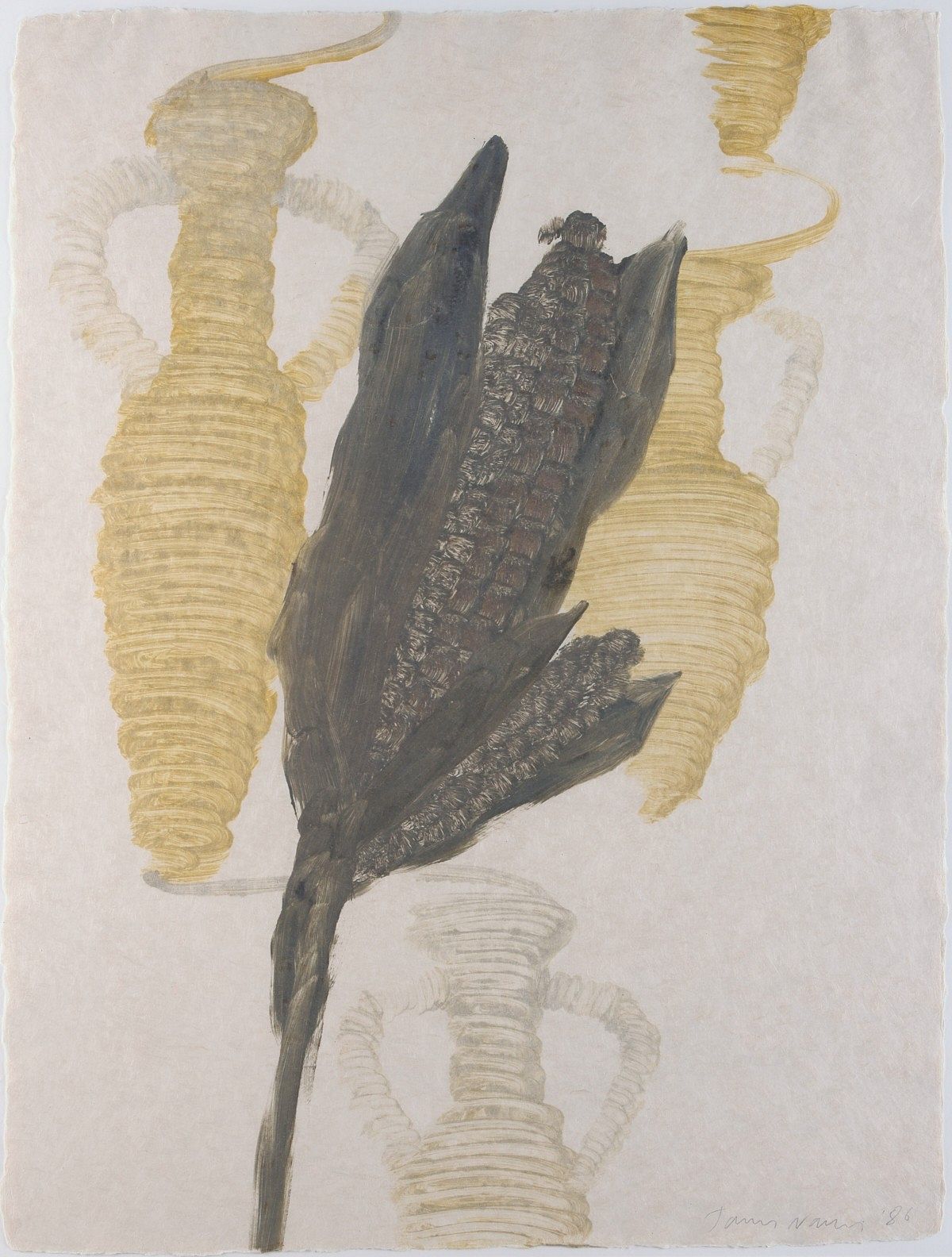 le_pho_banner 2 James Nares "Ku-Korn (Pizarro's Maize)" Monotype