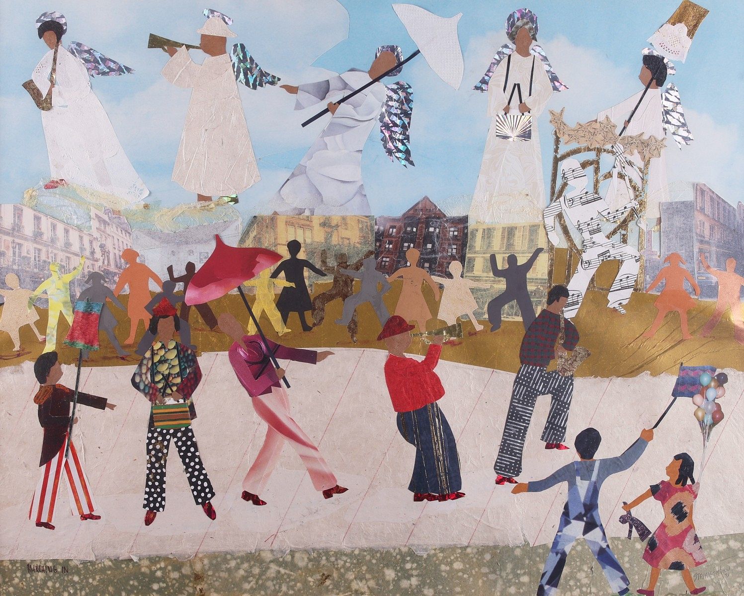 le_pho_banner 2 Allen Stringfellow "Marching In" Collage 1998