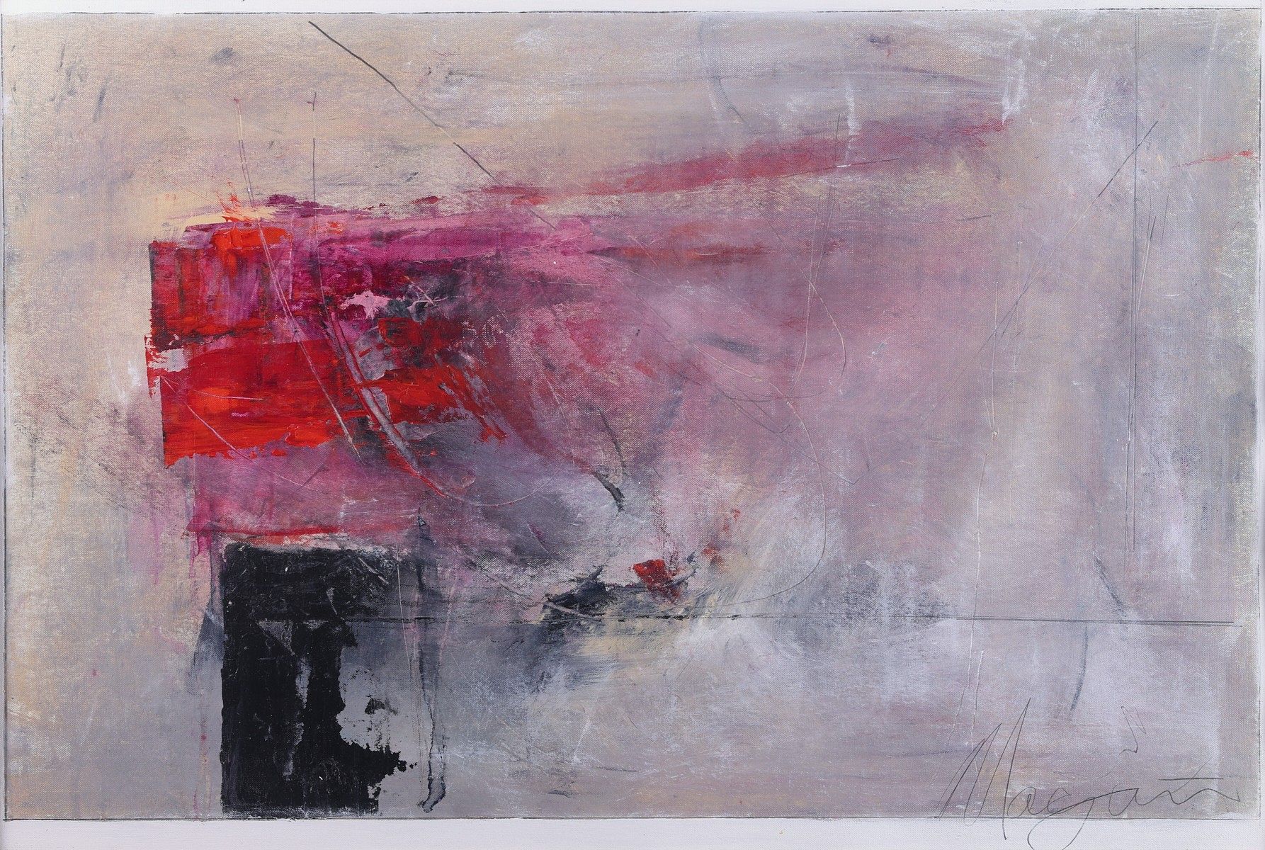 le_pho_banner 2 Tony Magar "The Seasons #3" Mixed Media Painting