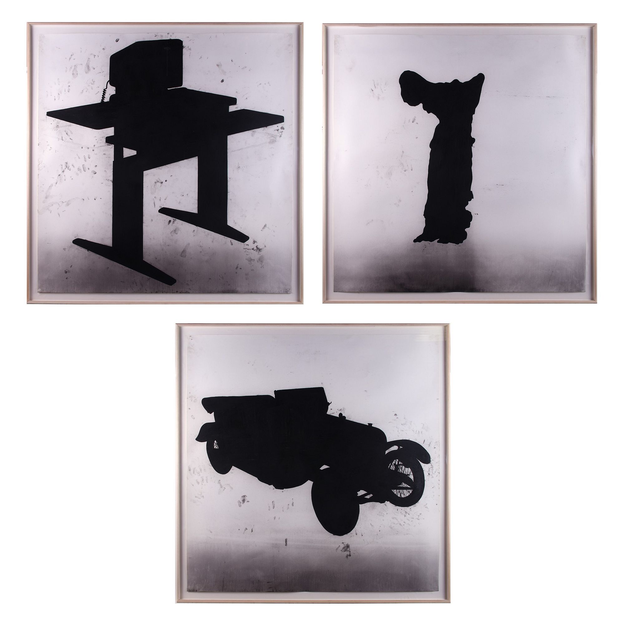 le_pho_banner 2 Three Randy Twaddle "Declarations of Beauty" Charcoal on Paper