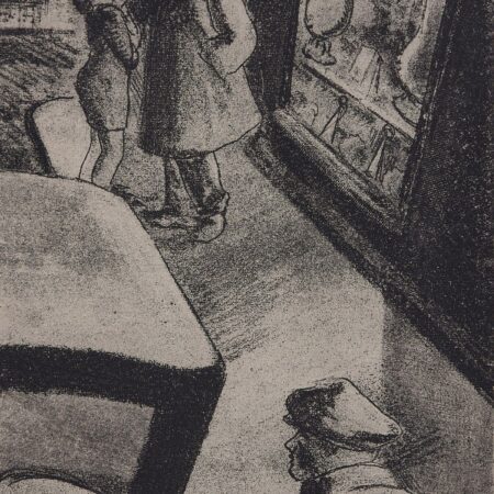 Clement Haupers "Montparnasse" Lithograph