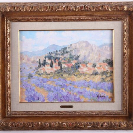 Marie Lucie Nessi-Valtat "Lavandes des Alpes" Oil on Canvas