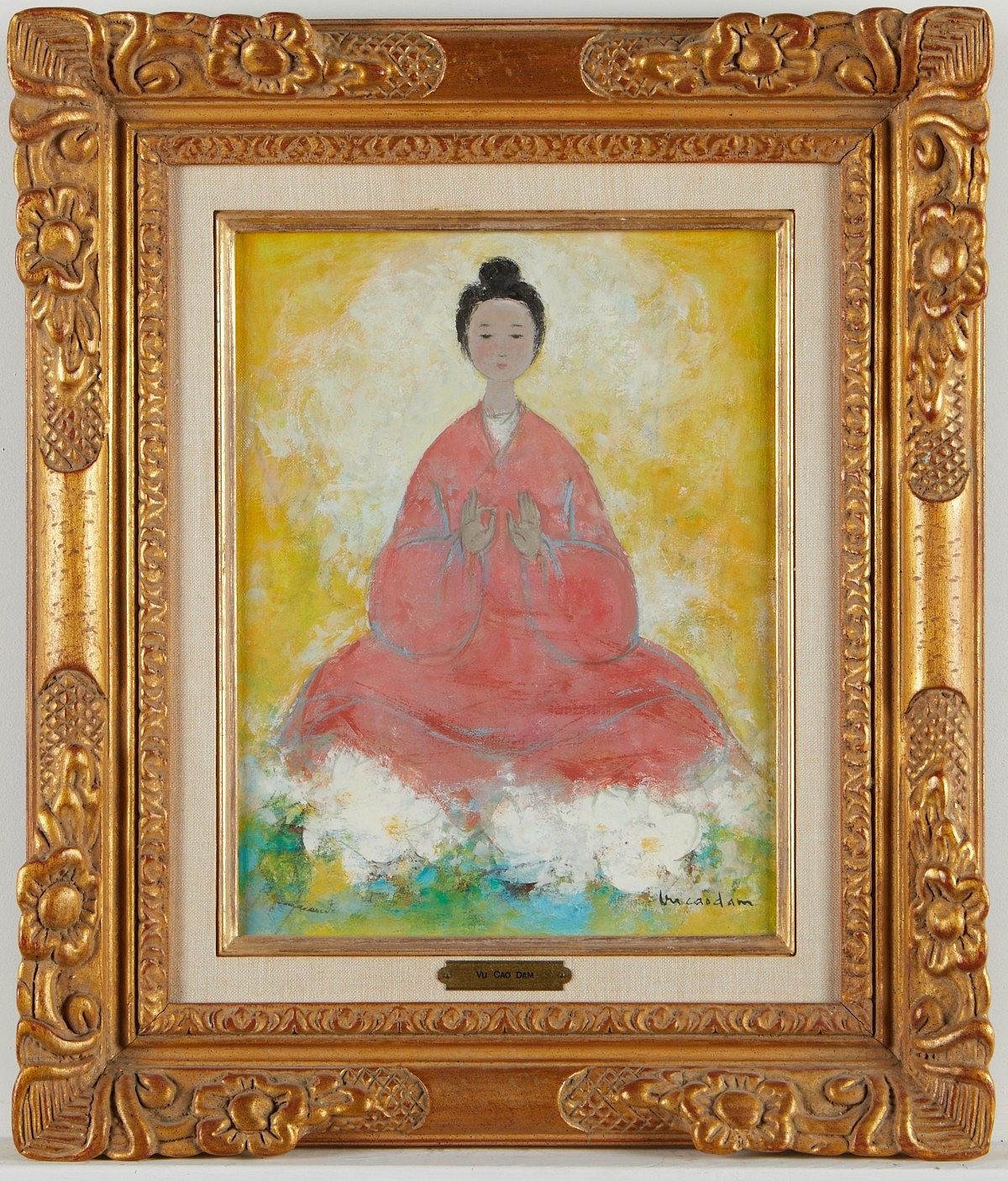 Vu Cao Dam "Divinite" Oil on Canvas