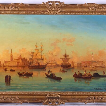 Josef Carl Berthold Puttner Venice Painting