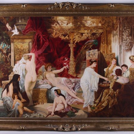 Hans Makart Painting Oil on Canvas