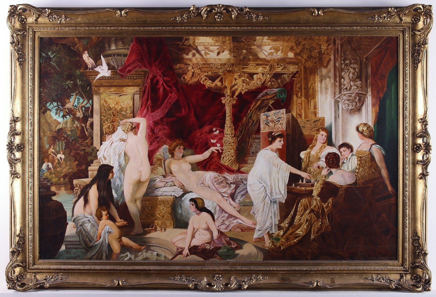 le_pho_banner 2 Hans Makart Painting Oil on Canvas