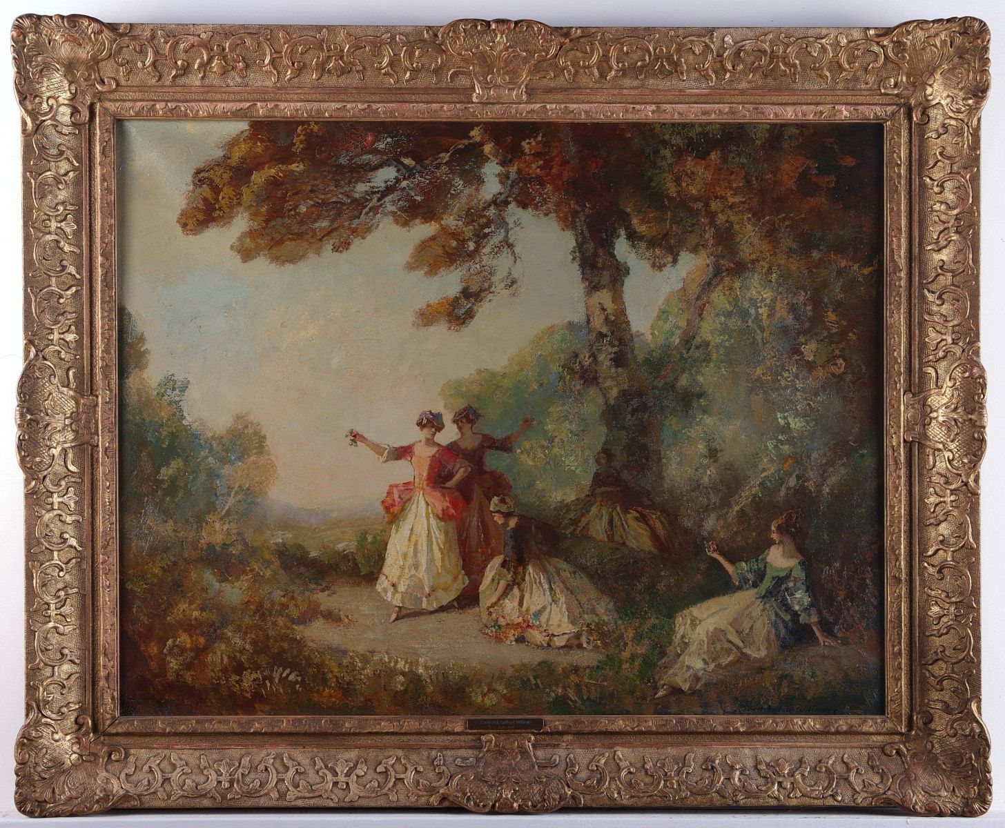 le_pho_banner 2 Frederick Ballard Williams "Autumn Romance" Painting