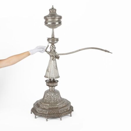 900 Silver Indian Hookah