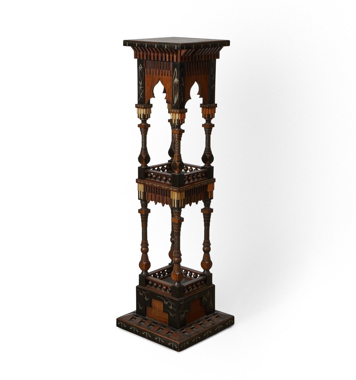 le_pho_banner 2 Carlo Bugatti Wooden Plinth or Stand