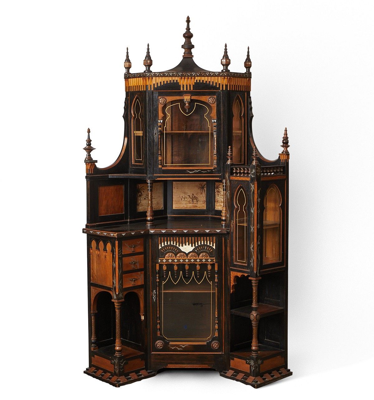 le_pho_banner 2 Carlo Bugatti Monumental Corner Cabinet