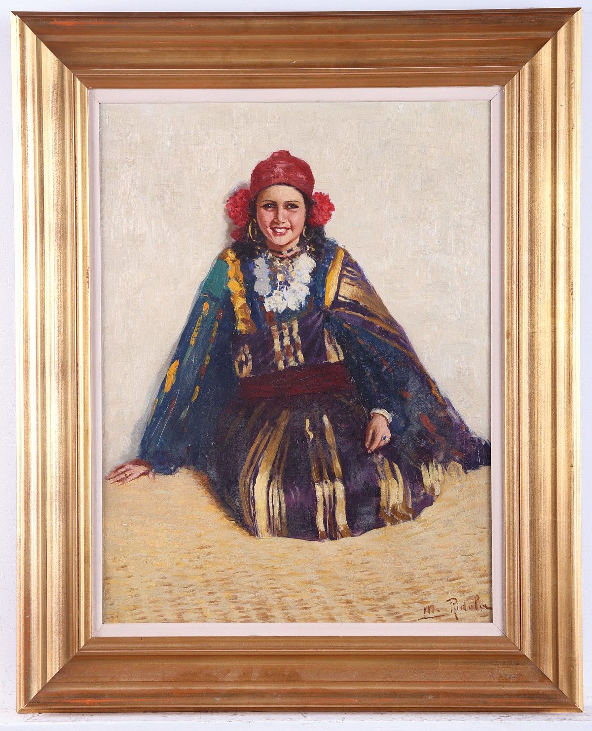 le_pho_banner 2 Mario Ridola Portrait of a Girl Oil Painting