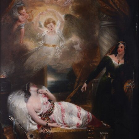 John Wood "The Dream of Nourmahal" Oil on Canvas