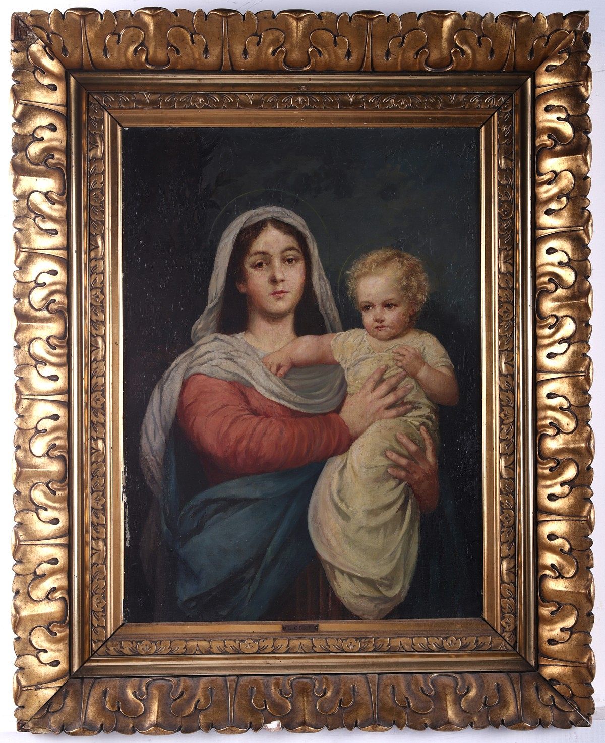 le_pho_banner 2 Ludwig Graf "Madonna und Kind" Oil on Board