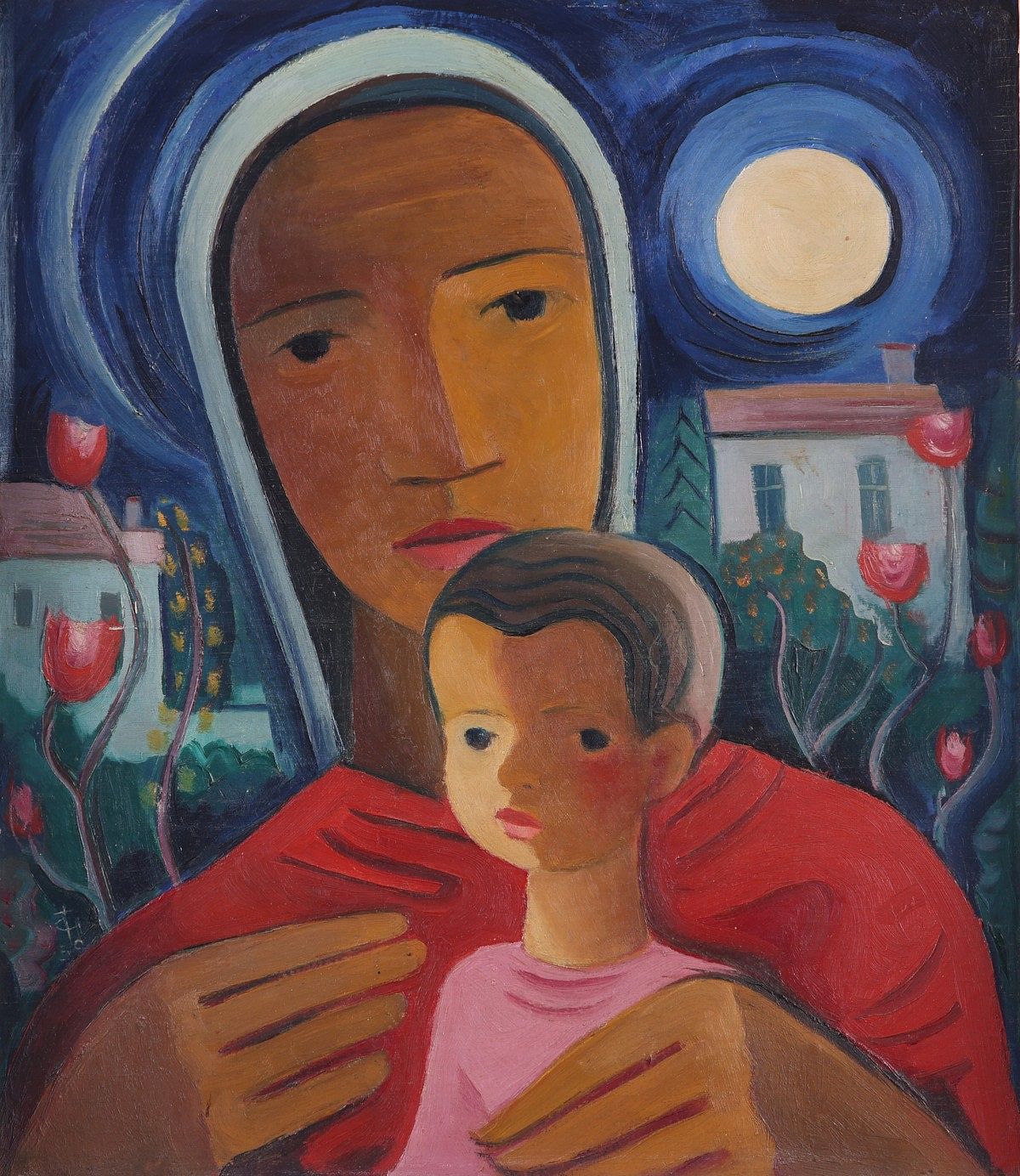 le_pho_banner 2 Carry Hauser Madonna & Child Oil on Panel