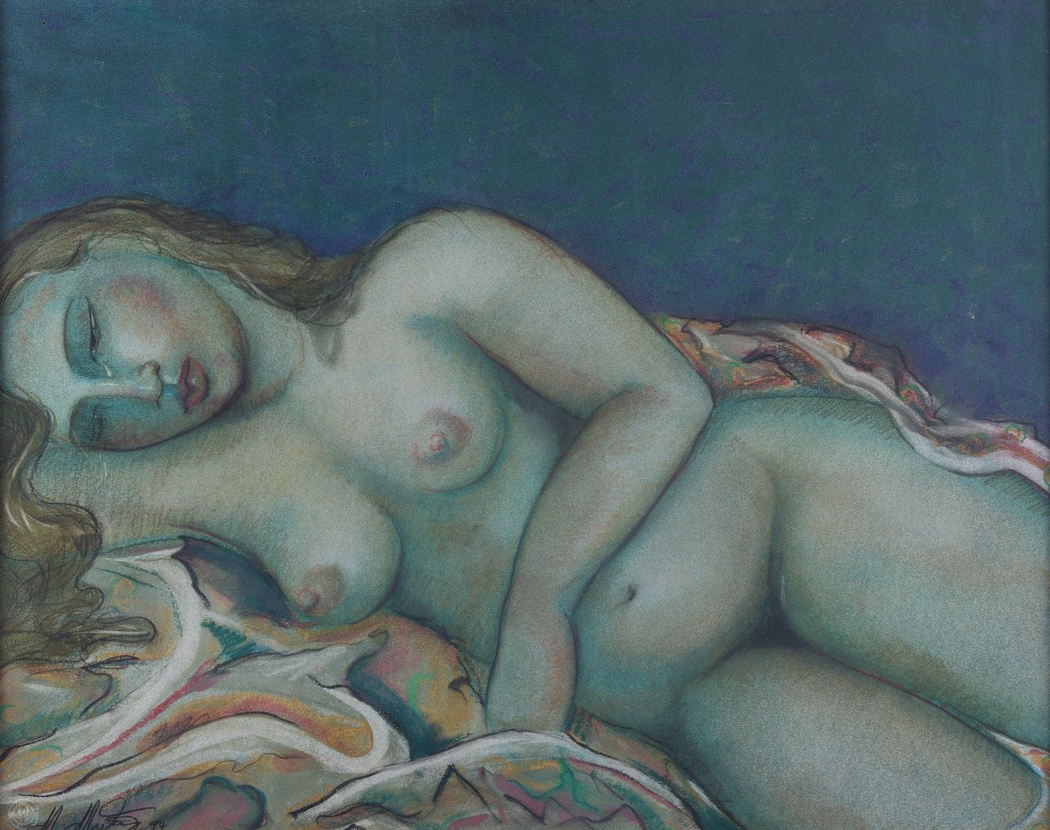 le_pho_banner 2 Miguel Martinez Blue Nude Pastel 1994