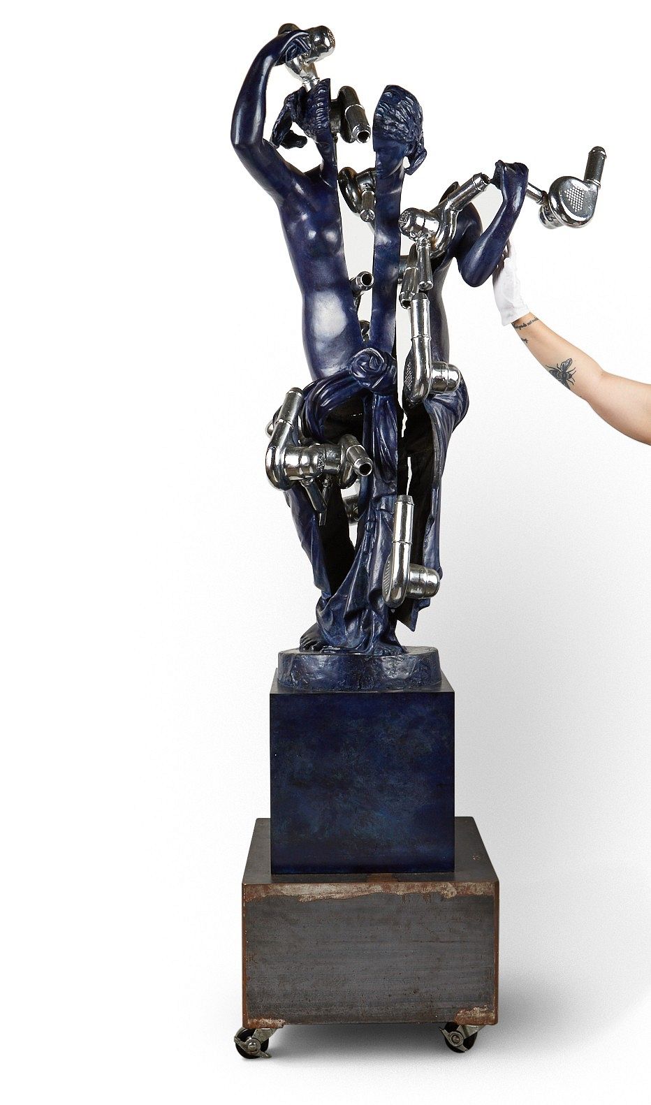 le_pho_banner 2 Arman "Venus Hairspray" 1997 Large Blow Dryer Sculpture