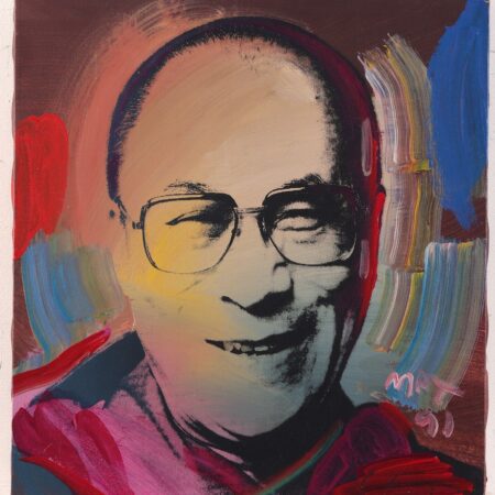 Peter Max Portrait Painting Dalai Lama