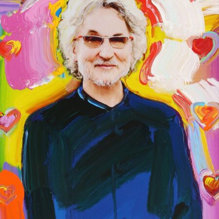 Peter Max Painting of Horst Rechelbacher